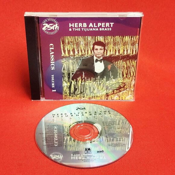 Herb Alpert & The Tijuana Brass Classics Volume 1 CD 1987 Signed - Picture 7 of 8